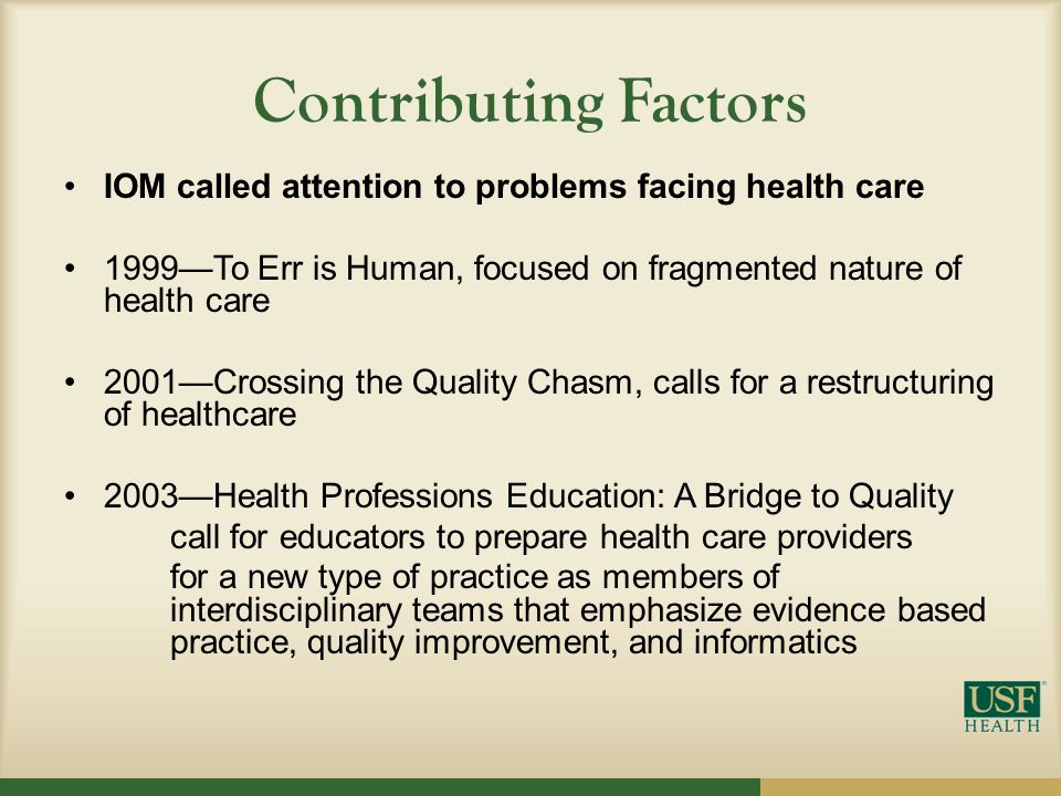 Factors influencing healthcare service quality